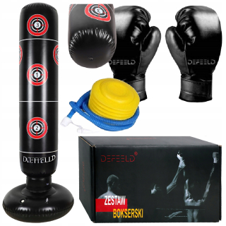 BestHurt DEFEELD boxerská súprava Boxovacie vrece a boxerské rukavice pre deti